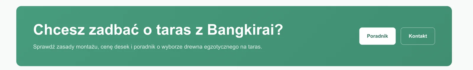 Wezwanie do poradnika i kontaktu Bangkirai