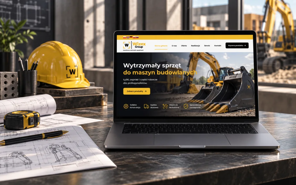 Wizex Group — realizacja konfiguratora przemysłowego na laptopie