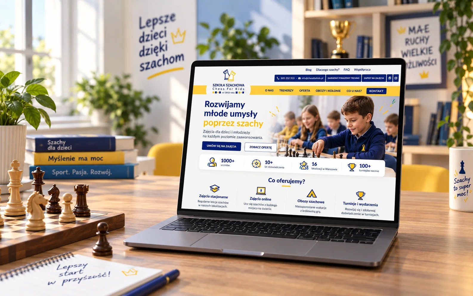 Chess for Kids — platforma szkoły szachowej i sklep